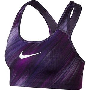 Nike Women's Summer Streak Swoosh Sports Bra Prpl